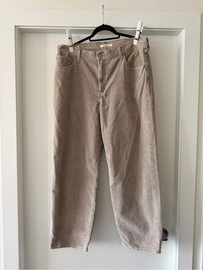 Levi's Baggy Dad Corduroy Jean in 32 - Light Taupe